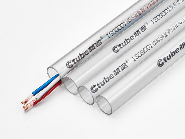 PVC透明線管(銀灰) PVC透明線管