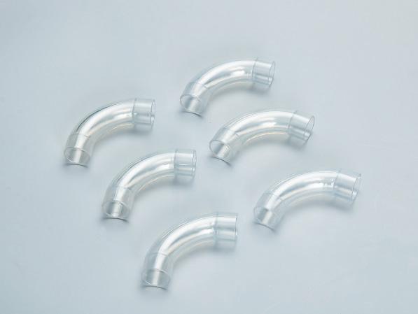 PVC透明上墻彎 PVC透明上墻彎