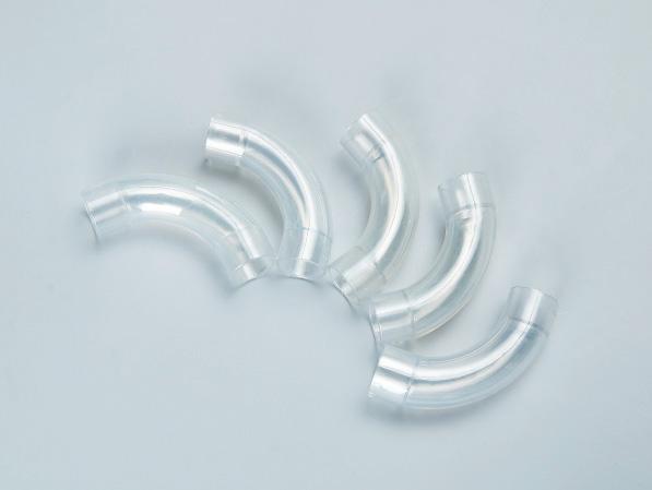 PVC透明上墻彎 PVC透明上墻彎