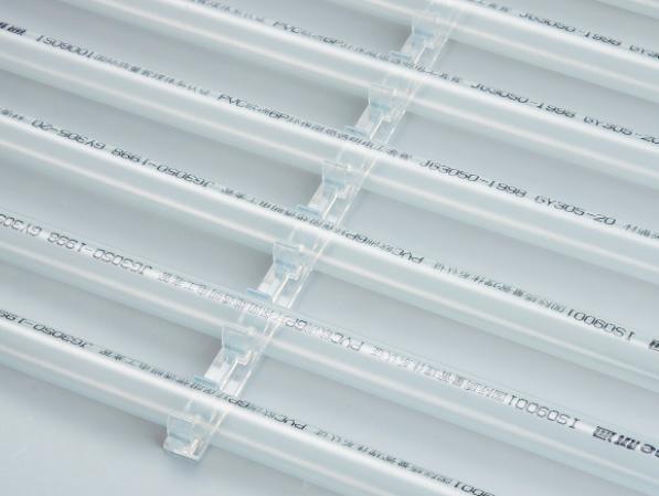 PVC透明地面連排管夾 PVC透明地面連排管夾