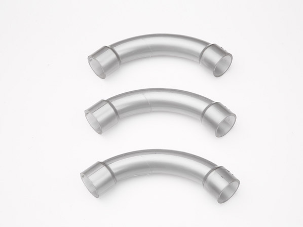 pvc90度上墻彎(新) 材通透明線管上墻彎