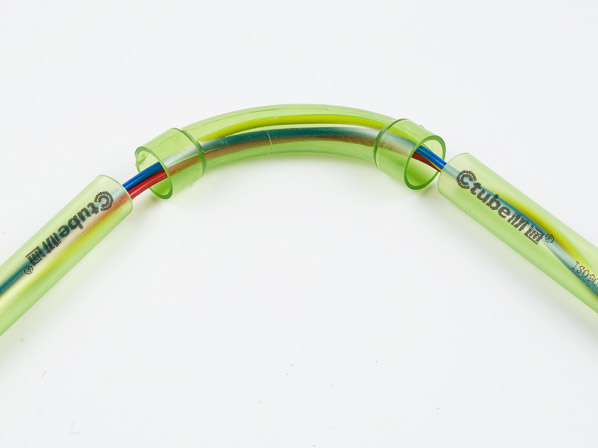 pvc90度上墻彎(新) 材通透明線管上墻彎